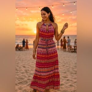 🌺 Laundry by Shelli Segal maxi dress